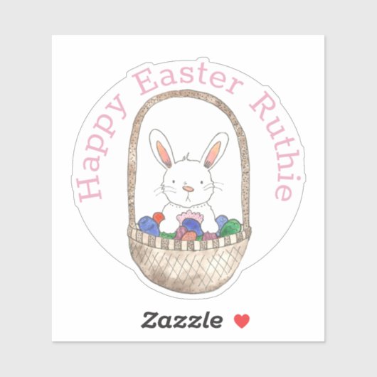 Paasbundel voor kinderen sticker (Vel)