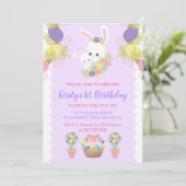 Paasbundeleieren: Birthday Party Kaart (Staand voorkant)