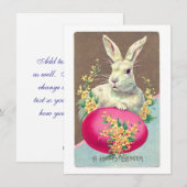  paasbundelillustratie feestdagenkaart (Voorkant / Achterkant)