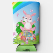 Paasbundelkleurige eieren personaliseren tekst seltzer blikjeskoeler (Voorkant)