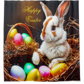 Paasbundelkorst en eieren douchegordijn (Voorkant)