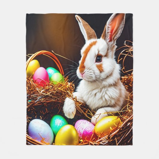 Paasbundelkorst en eieren fleece deken (Voorkant)