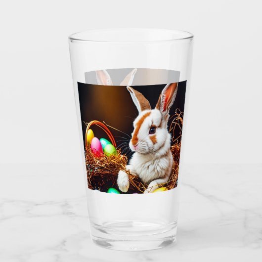 Paasbundelkorst en eieren glas (Voorkant)