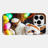 Paasbundelkorst en eieren iPhone hoesje (Achterkant horizontaal)