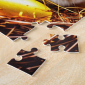 Paasbundelkorst en eieren legpuzzel (Zijkant)