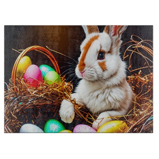 Paasbundelkorst en eieren snijplank (Voorkant)