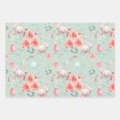 Paasbundellegantie drie kleuren inpakpapier vel (Voorkant 3)