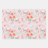 Paasbundellegantie drie kleuren inpakpapier vel (Voorkant 2)