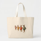 paasbundels die dansen in eiervlakten grote tote bag (Voorkant)