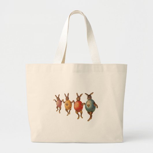  paasbundels die dansen in eiervlakten grote tote bag (Voorkant)