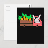 Paasbundels die wortelen besturen briefkaart (Voorkant / Achterkant)