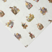  paasbundels, eieren en lentbloemen tissuepapier (Detail)