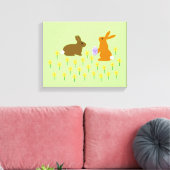 Paasbundels en affodiscanvas afdrukken (Insitu (Woonkamer))