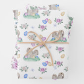 paasbundels en -bloemen inpakpapier vel (In situ)