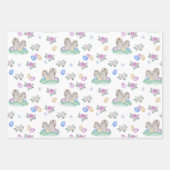 paasbundels en -bloemen inpakpapier vel (Voorkant)