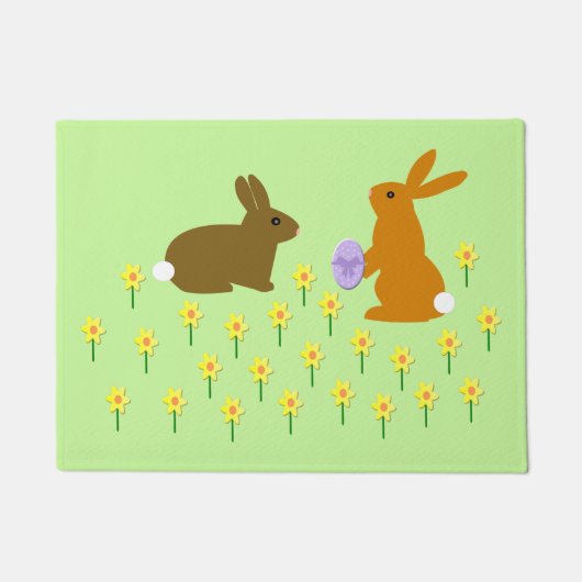 Paasbundels en deaffodils deurmat (Voorkant)