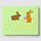 Paasbundels en deaffodils gastenboek (Achterkant)