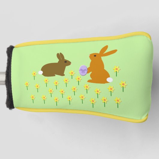 Paasbundels en deaffodils golfheadcover (Voorkant)