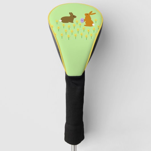 Paasbundels en deaffodils golfheadcover (Voorkant)