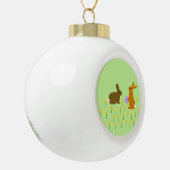 Paasbundels en deaffodils keramische bal ornament (Links)