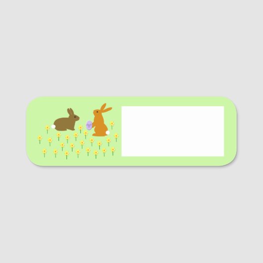 Paasbundels en deaffodils naamplaatje (Voorkant)