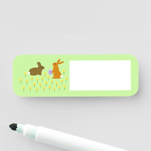 Paasbundels en deaffodils naamplaatje (In situ)