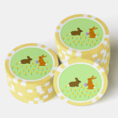 Paasbundels en deaffodils poker chips (Opstapeling)