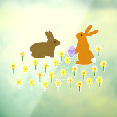 Paasbundels en deaffodils raamsticker (Vel 3)