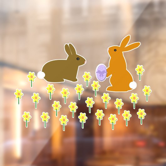 Paasbundels en deaffodils raamsticker (Vel 2)