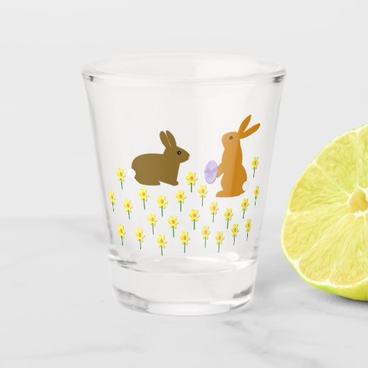 Paasbundels en deaffodils shot glas (Voorkant)