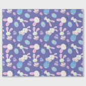 Paasbundels en eicellen-illustratie cadeaupapier (Vlak)