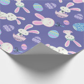 Paasbundels en eicellen-illustratie cadeaupapier (Hoek)