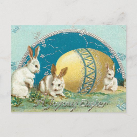  paasbundels en gedecorbeerde eieren feestdagenkaart (Voorkant)