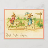 paasbundels en lammeren briefkaart (Voorkant)