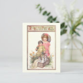  paasbundels en vredesboodschap briefkaart (Staand voorkant)