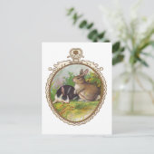  paasbundels feestdagenkaart (Staand voorkant)