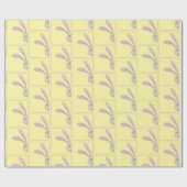 paasbundels op geel cadeaupapier (Vlak)