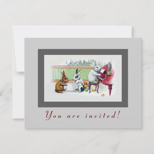 Paasbundels —  paaspartij kaart (Voorkant)