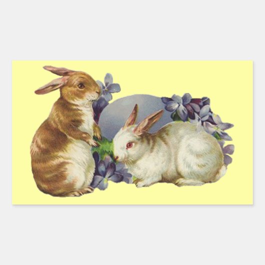  paasbundels rechthoekige sticker (Voorkant)