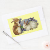  paasbundels rechthoekige sticker (Envelop)