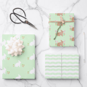 Paasbundels toegewezen inpakpapier vel