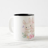 paasbundels tweekleurige koffiemok (Voorkant links)