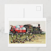  paasbundeltrein briefkaart (Voorkant / Achterkant)