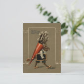 paasbundelventiel feestdagenkaart (Staand voorkant)