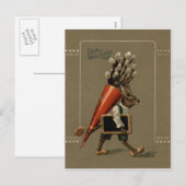 paasbundelventiel feestdagenkaart (Voorkant / Achterkant)