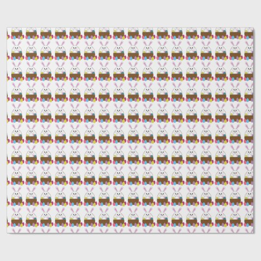 paasbunkerpapier cadeaupapier (Vlak)