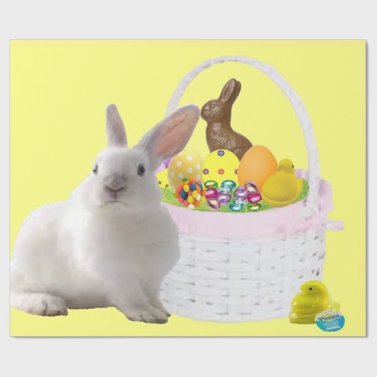 paasbunkerpapier cadeaupapier (Vlak)