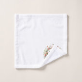 PaasBunnies, Eieren en Bloemen Bad Handdoek (Wasdoekje)