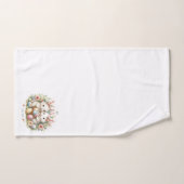 PaasBunnies, Eieren en Bloemen Bad Handdoek (Handdoek)