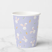 PaasBunnies en wortellavender Spring Papieren Bekers (Achterkant)